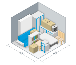 storage unit size