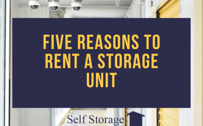 Five Reasons to Rent a Storage Unit