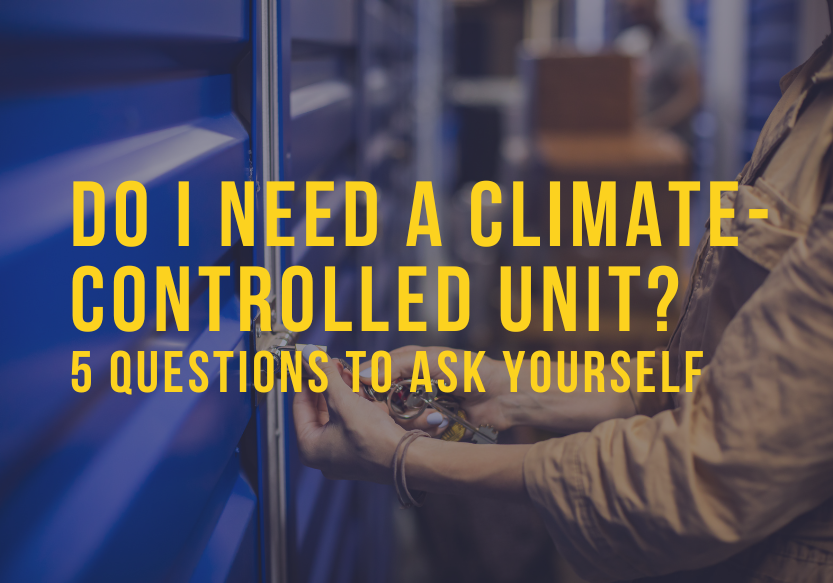 Do I Need a Climate-Controlled Unit? 5 Questions to Ask Yourself