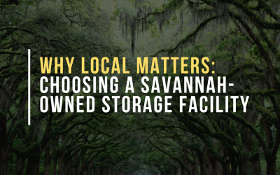Why Local Matters: Choosing a Savannah-Owned Storage Facility